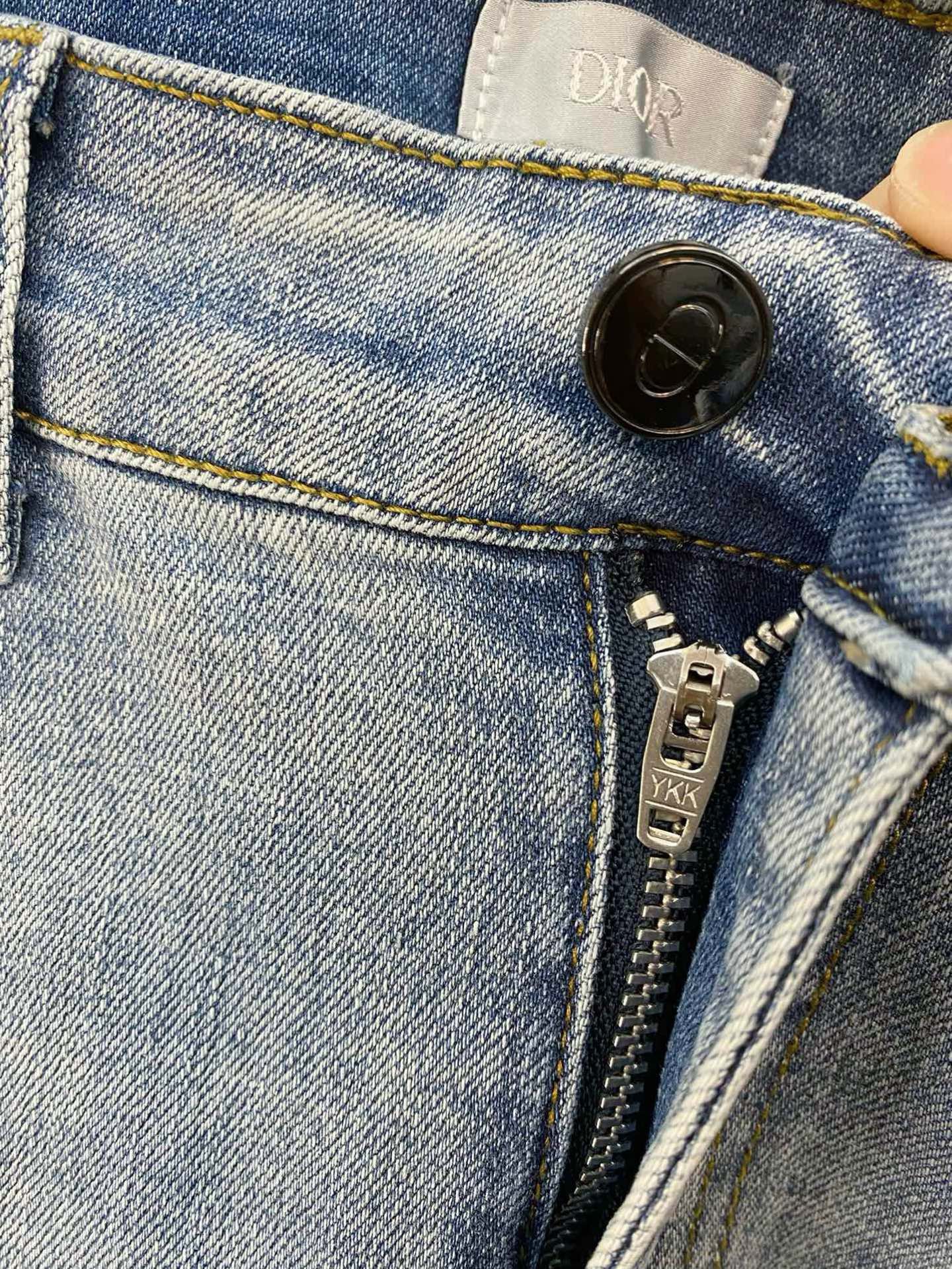 ディオ 秋冬新品 メンズ スリムフィットデニムパンツ