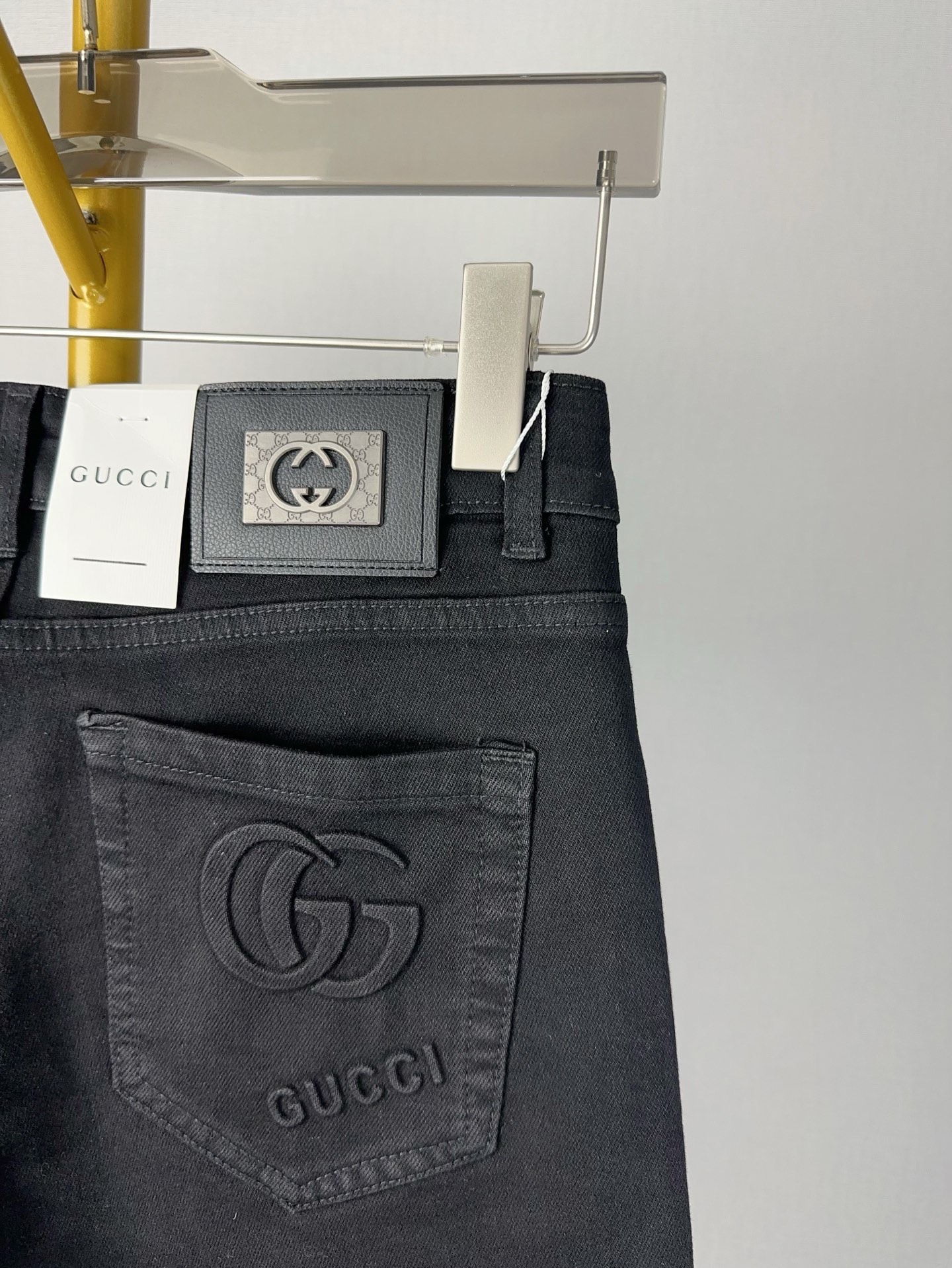 GUCCI 四季新作 メンズ スリムフィット デニムパンツ