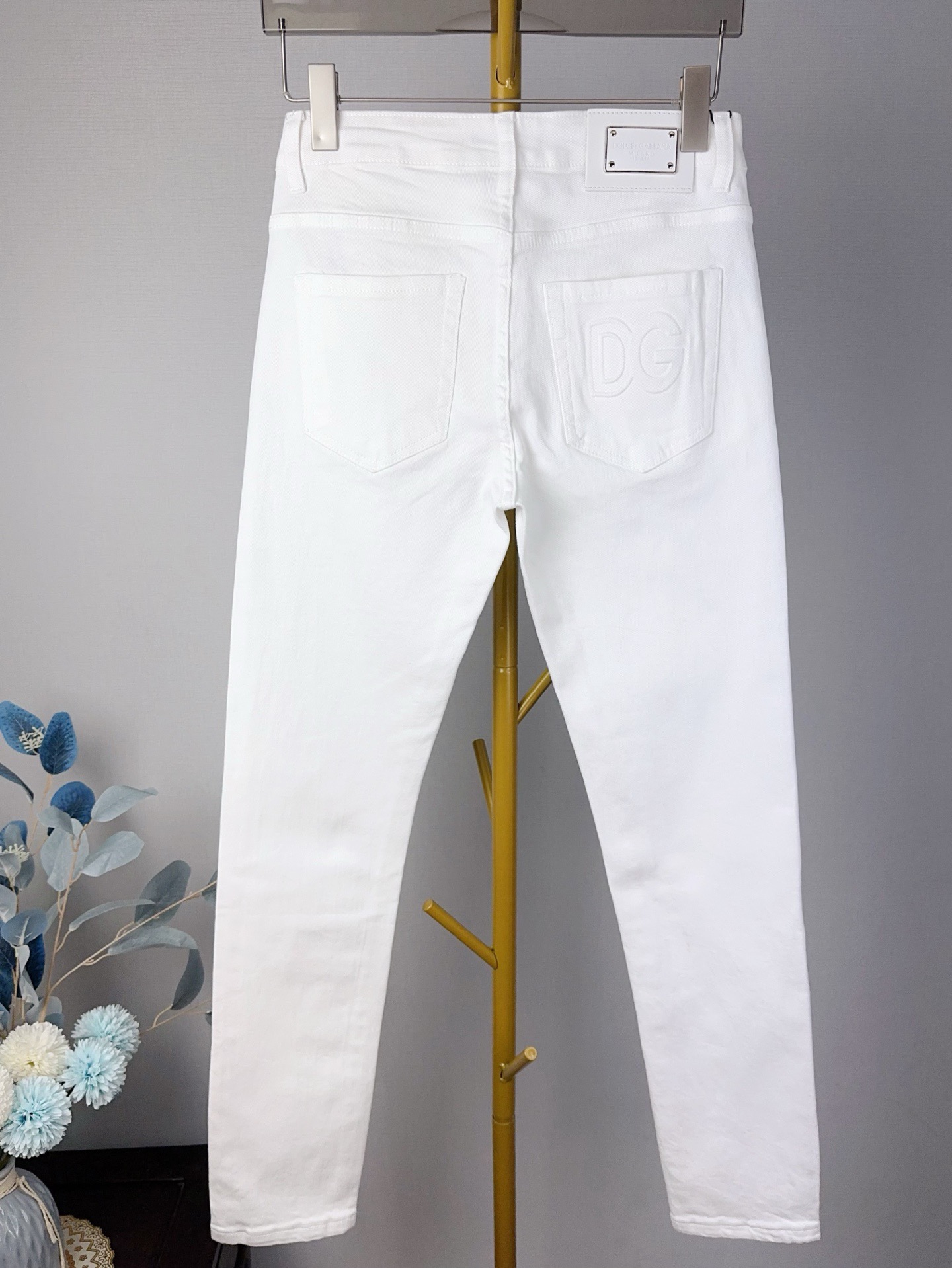 D&G 秋冬新作 牛仔長裤 - 弾力小脚修身デザイン