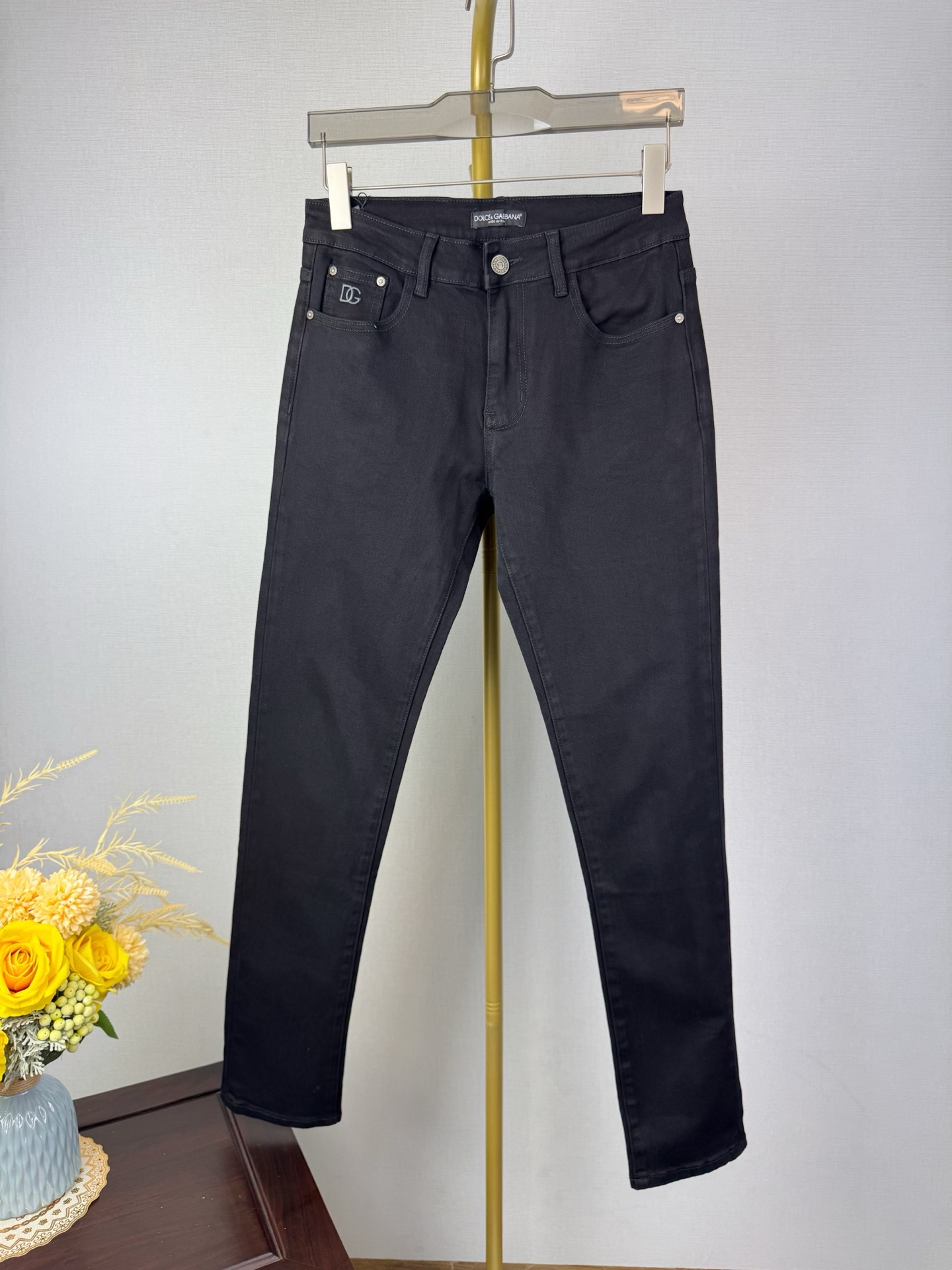 D&G 秋冬新作 牛仔長褲 弾力小脚修身版