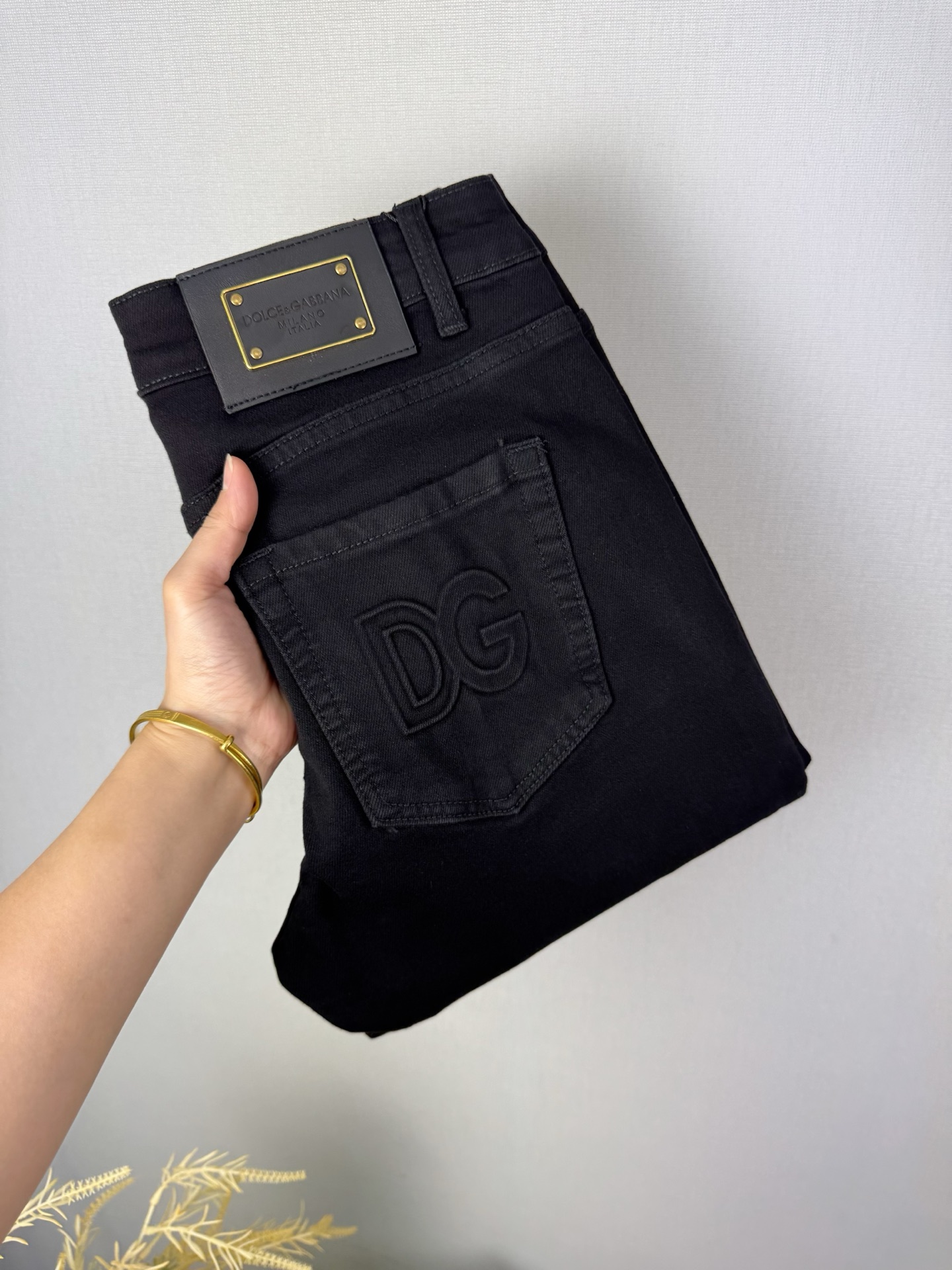 D&G 秋冬新作 牛仔長褲 弾力小脚修身版