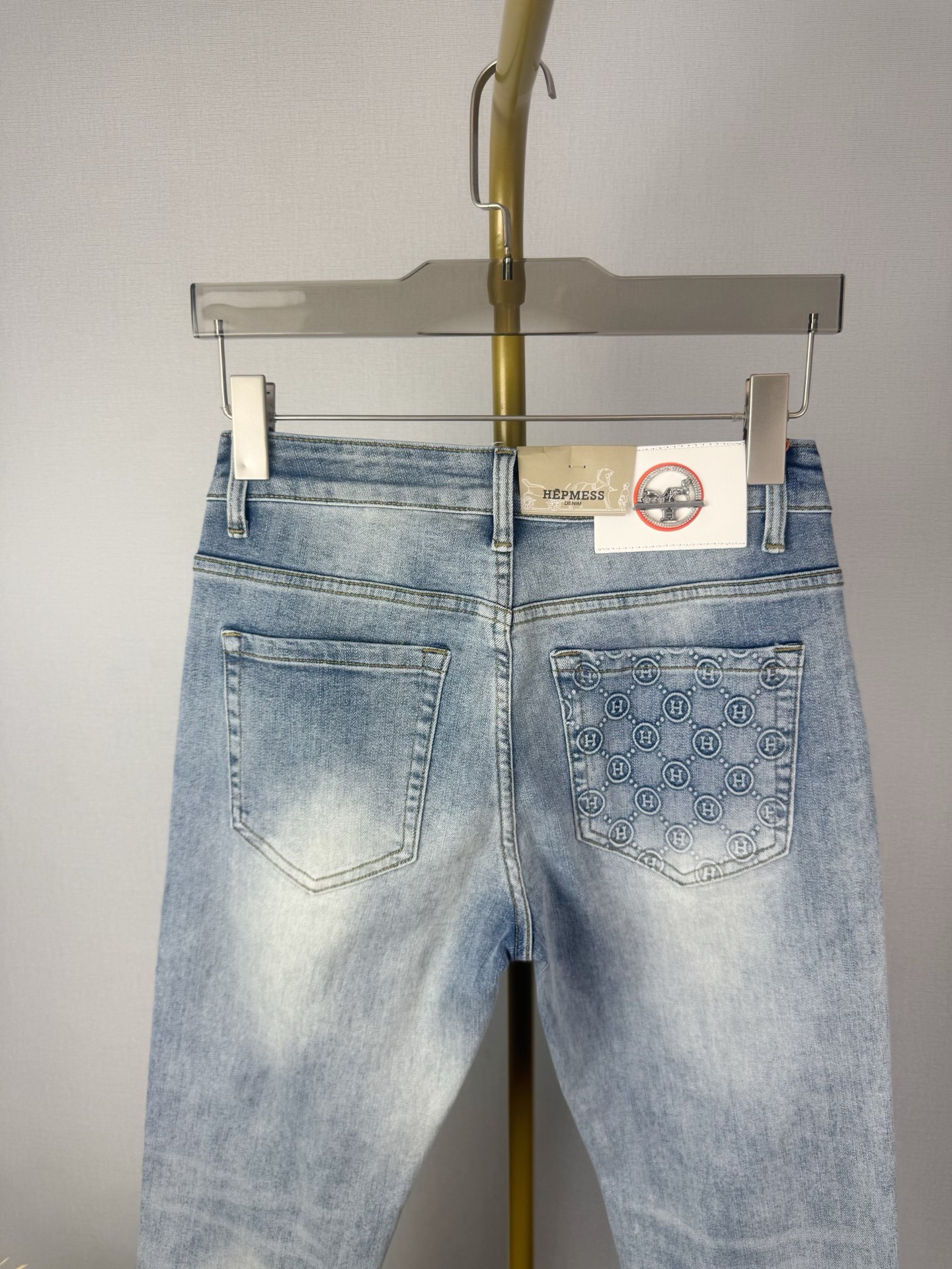 愛馬仕 秋冬 新作 デニムパンツ 弾力小脚 修身版