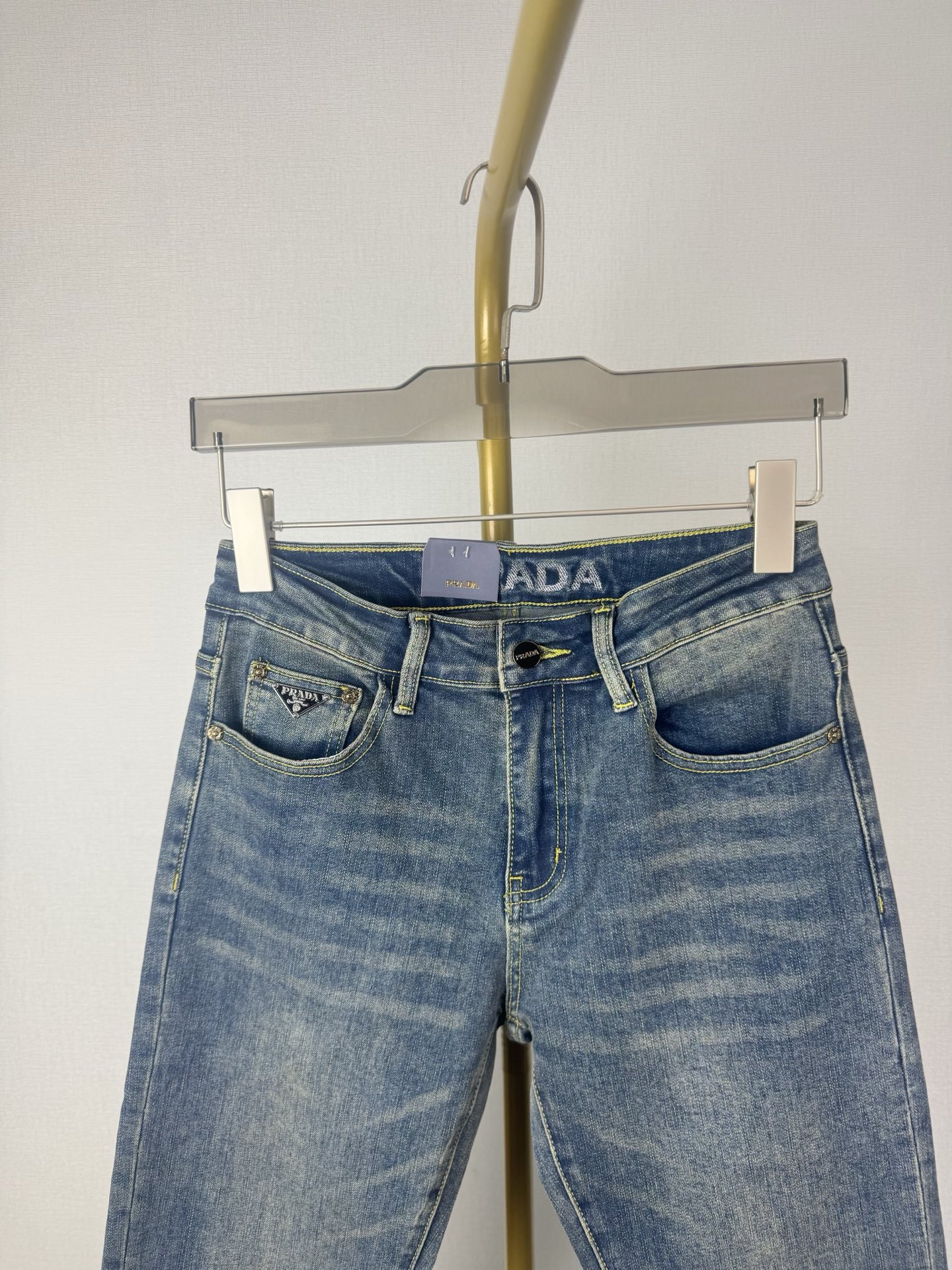 プラダ 秋冬新作 メンズファッション スリムフィットデニムパンツ