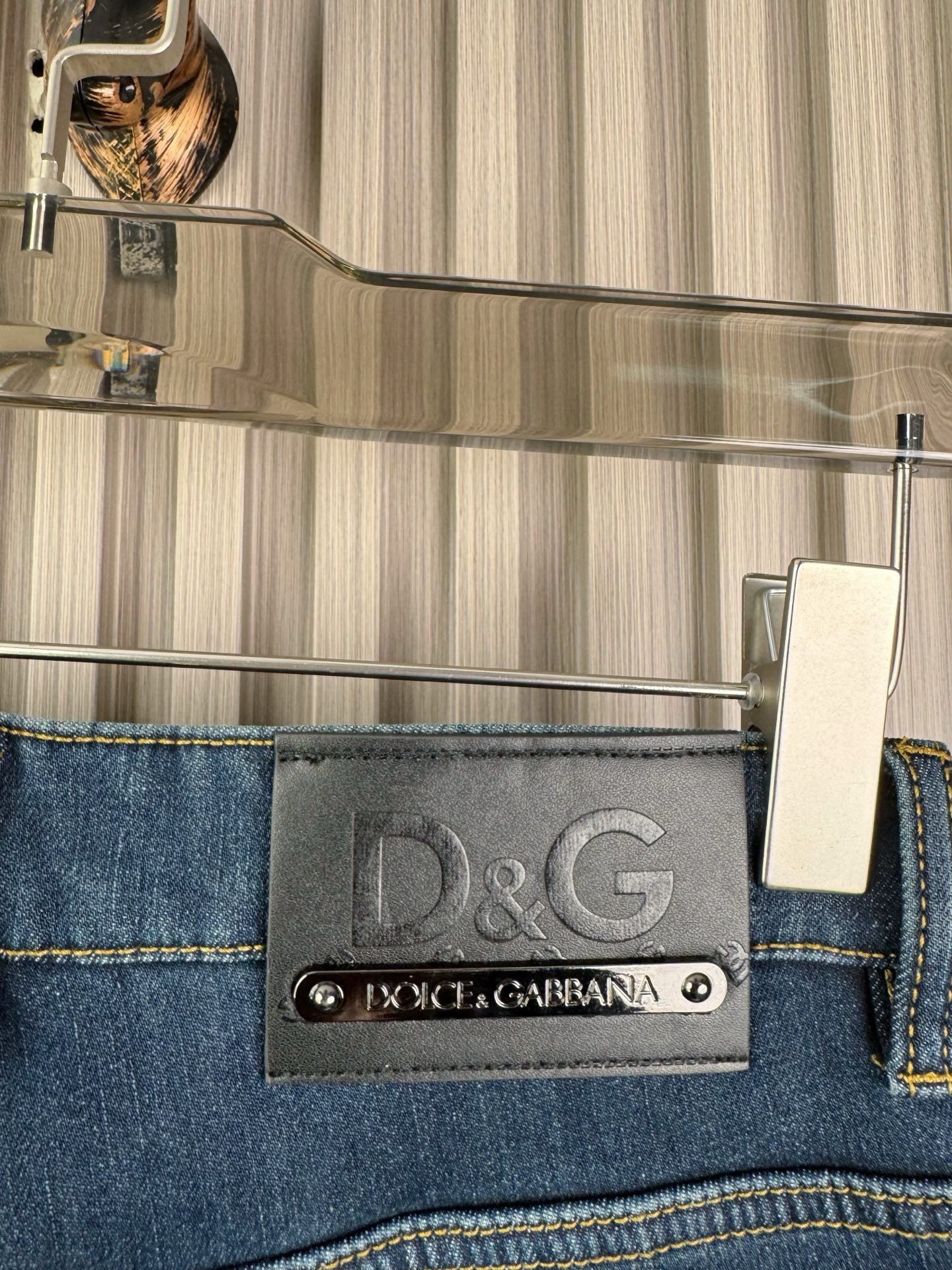 D&G修身小脚加绒牛仔裤 - 保暖性抜群の柔らかいデニム