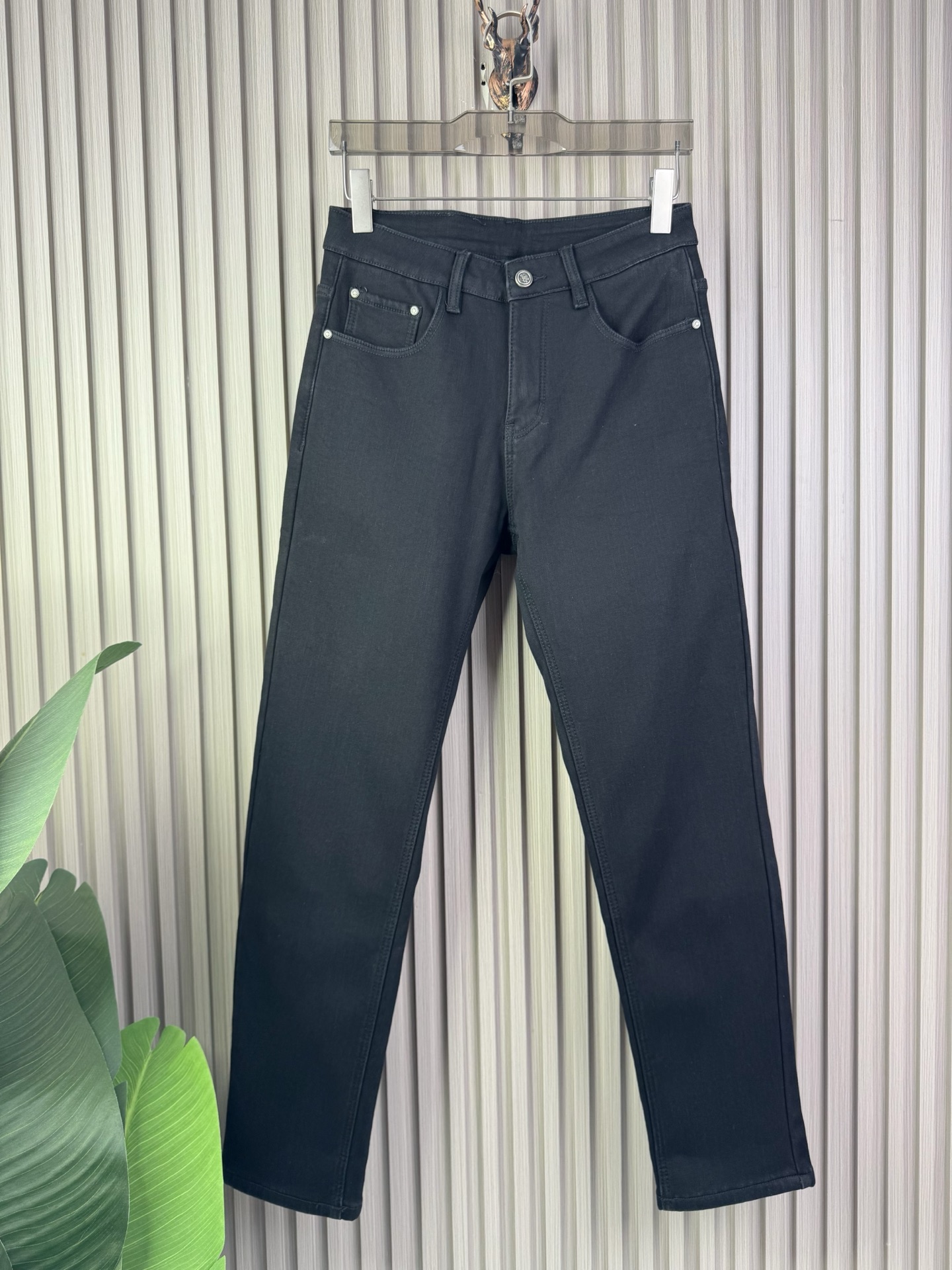 プラダ 男性用加绒牛仔パンツ 保温性抜群