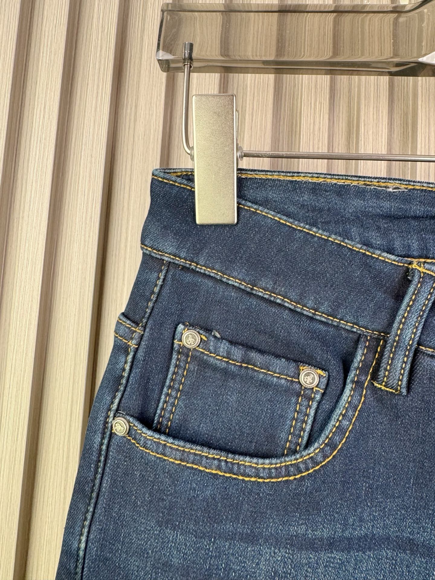 プラダ 加绒牛仔裤 男性用 秋冬の新作 保温性抜群