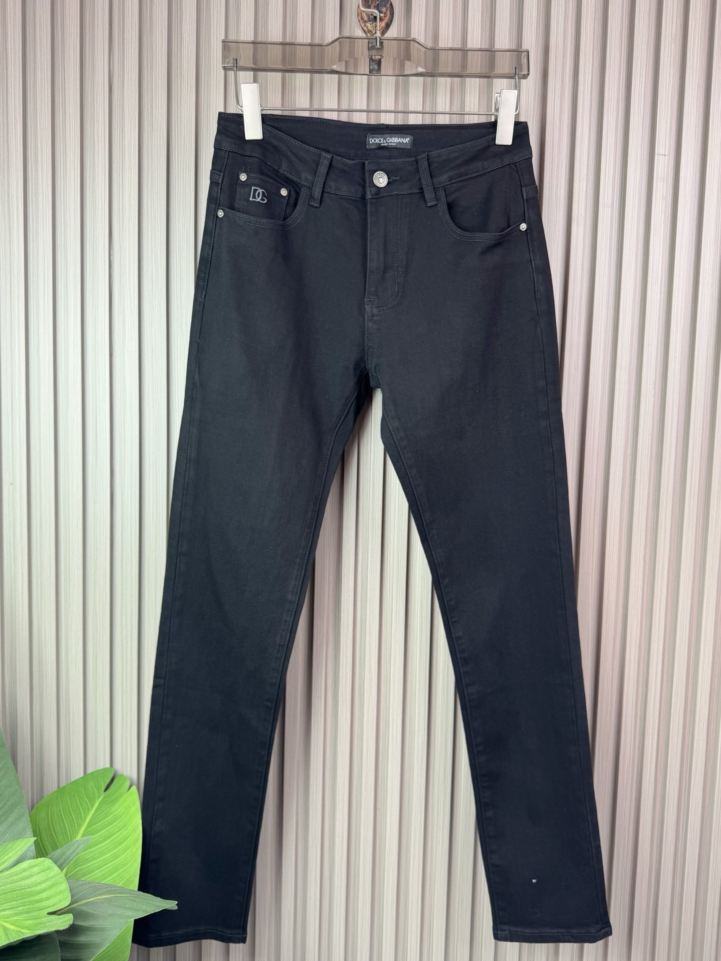 D&G男士修身小脚牛仔裤 - 柔らかく快適なカスタム生地