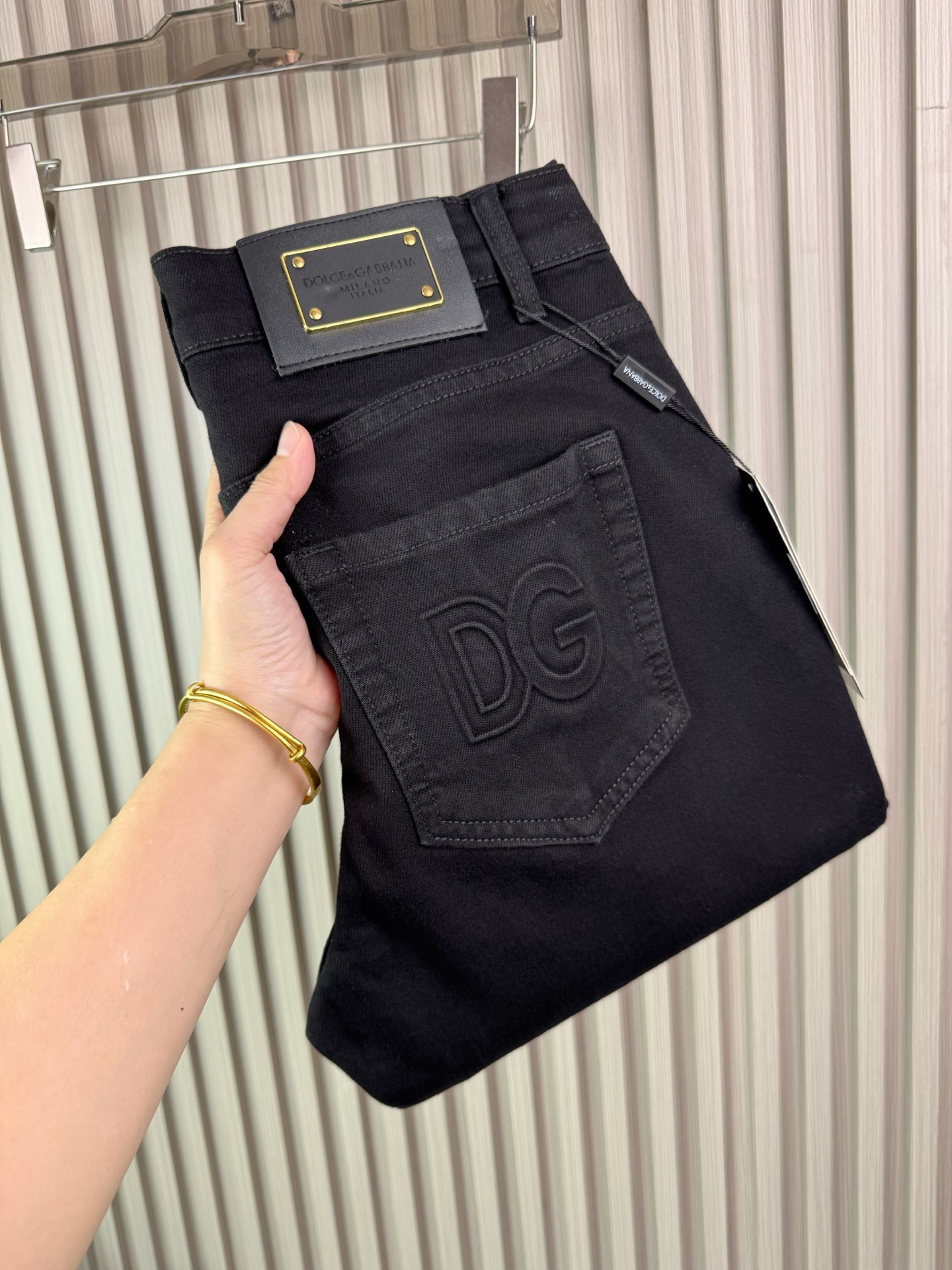 D&G男士修身小脚牛仔裤 - 柔らかく快適なカスタム生地