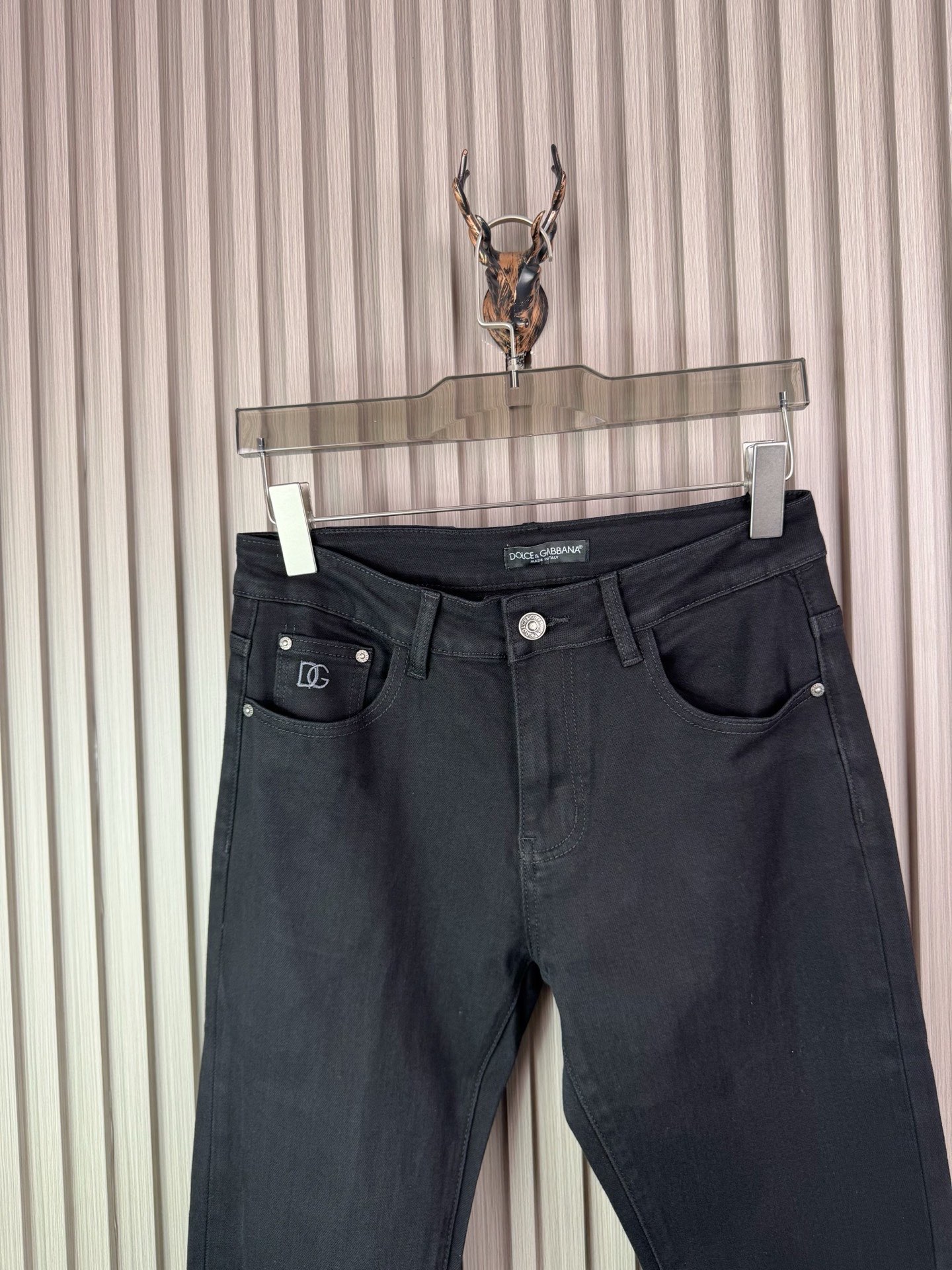 D&G男士修身小脚牛仔裤 - 柔らかく快適なカスタム生地