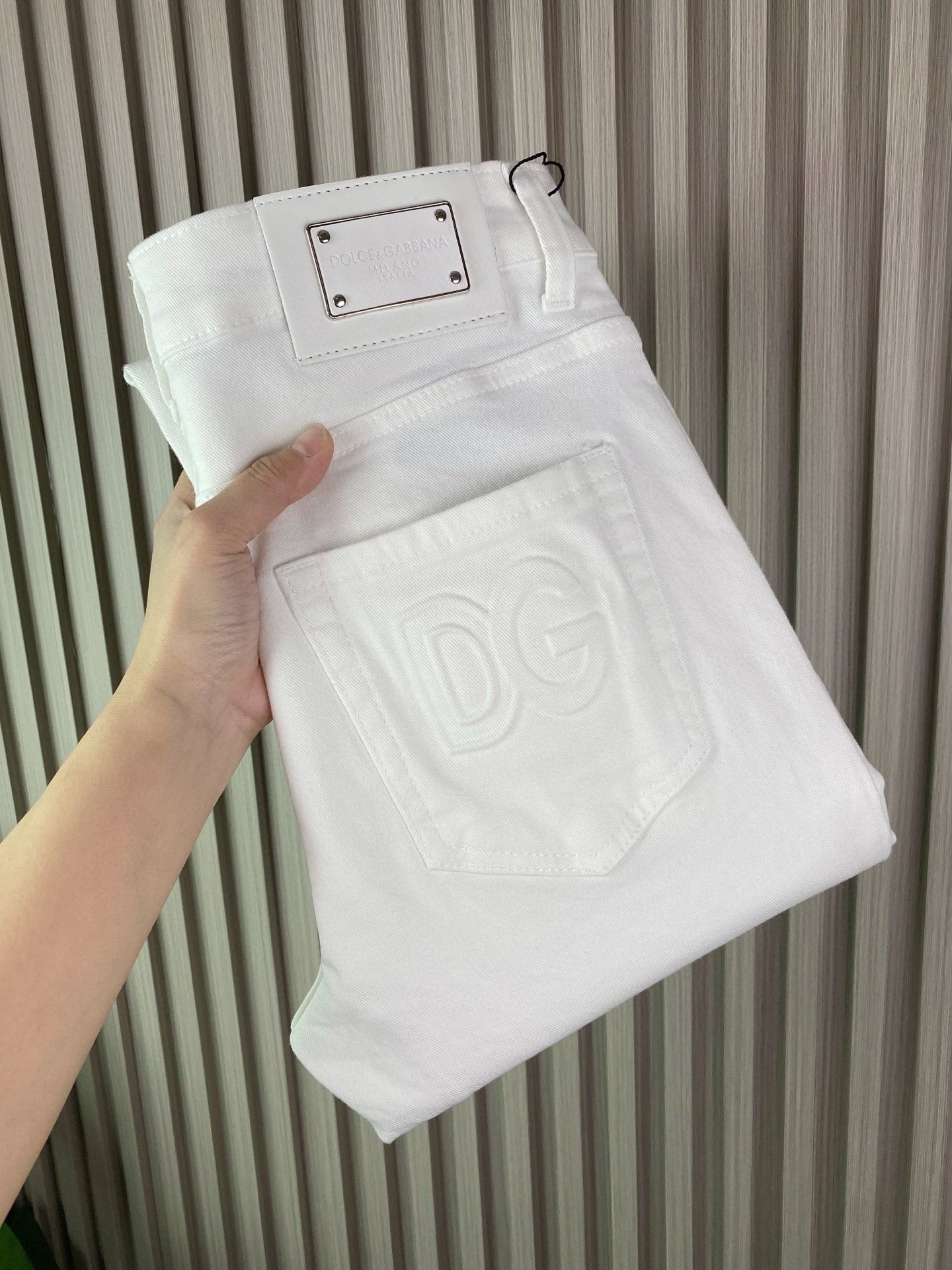 D&G男士修身小脚牛仔裤 - 柔らかく快適なカスタム生地