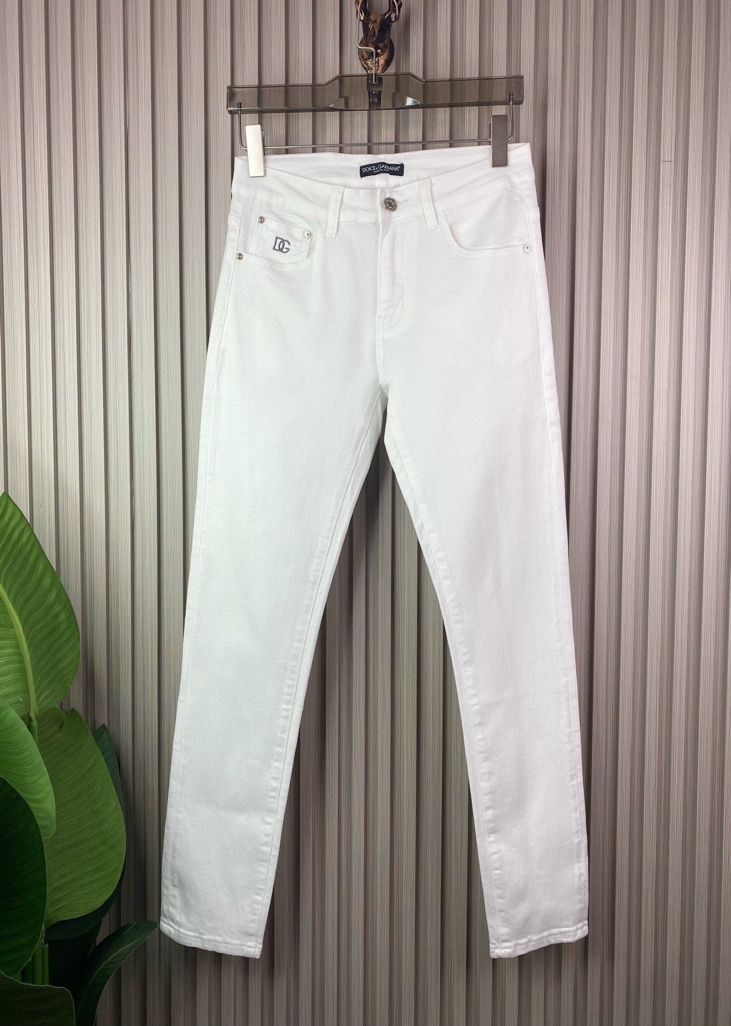 D&G男士修身小脚牛仔裤 - 柔らかく快適なカスタム生地