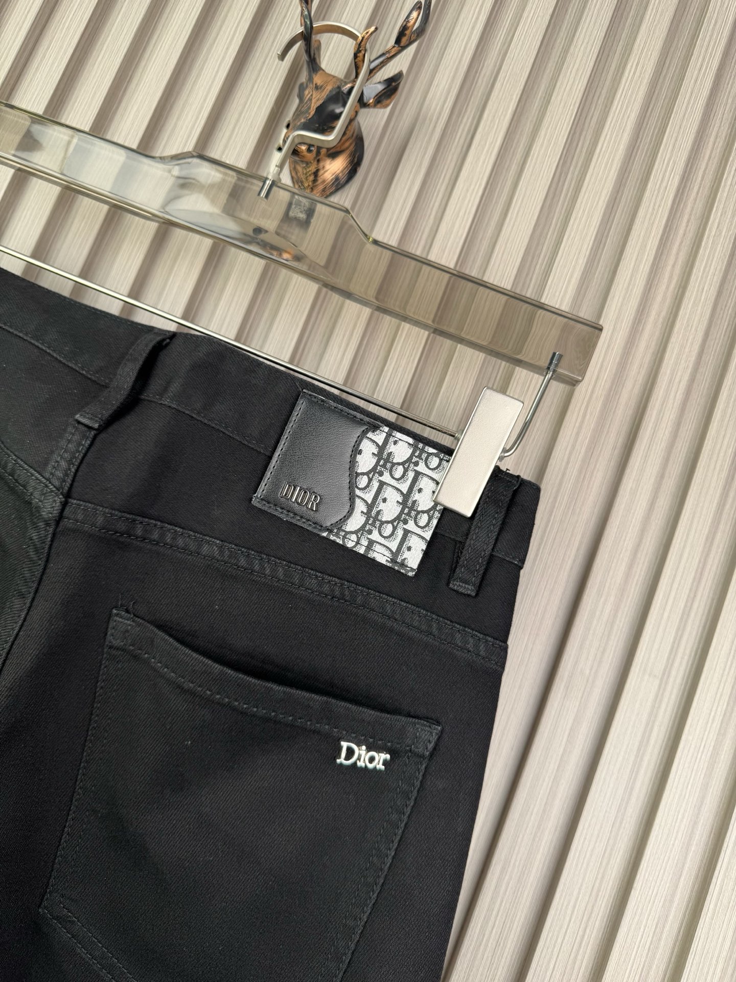 ディオール 男性用 秋冬幅広ストレートデニムパンツ