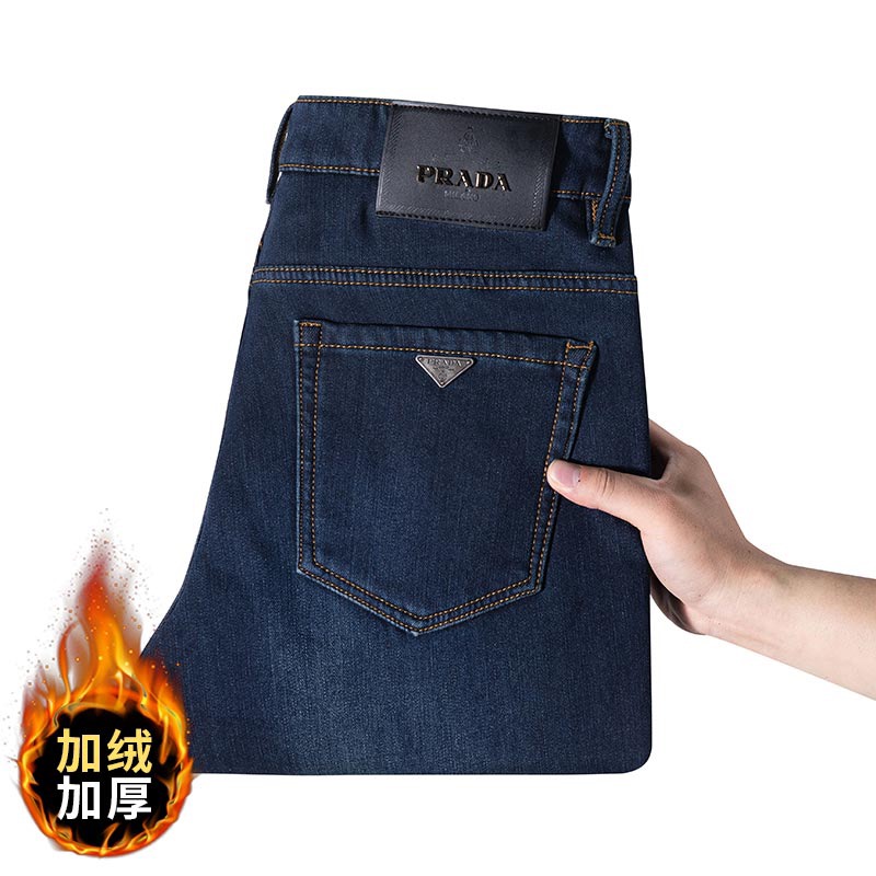 NO:595177,[Prada] Autumn and winter thickened velvet and washed retro men's slim fit jeans with old washed craftsmanship and exquisite hardware accessories!  High-end atmosphere and class!  Perfect for every occasion!  Code number 29——40,,prada,jeans,alexander wang19860909【普拉达】秋冬加绒加厚洗水复古男士修身小脚牛仔裤 做旧洗水工艺精致五金配件 ！高档大气上档次！适合各种场合！码数29——40,,prada,jeans,alexander wang,Men's clothing