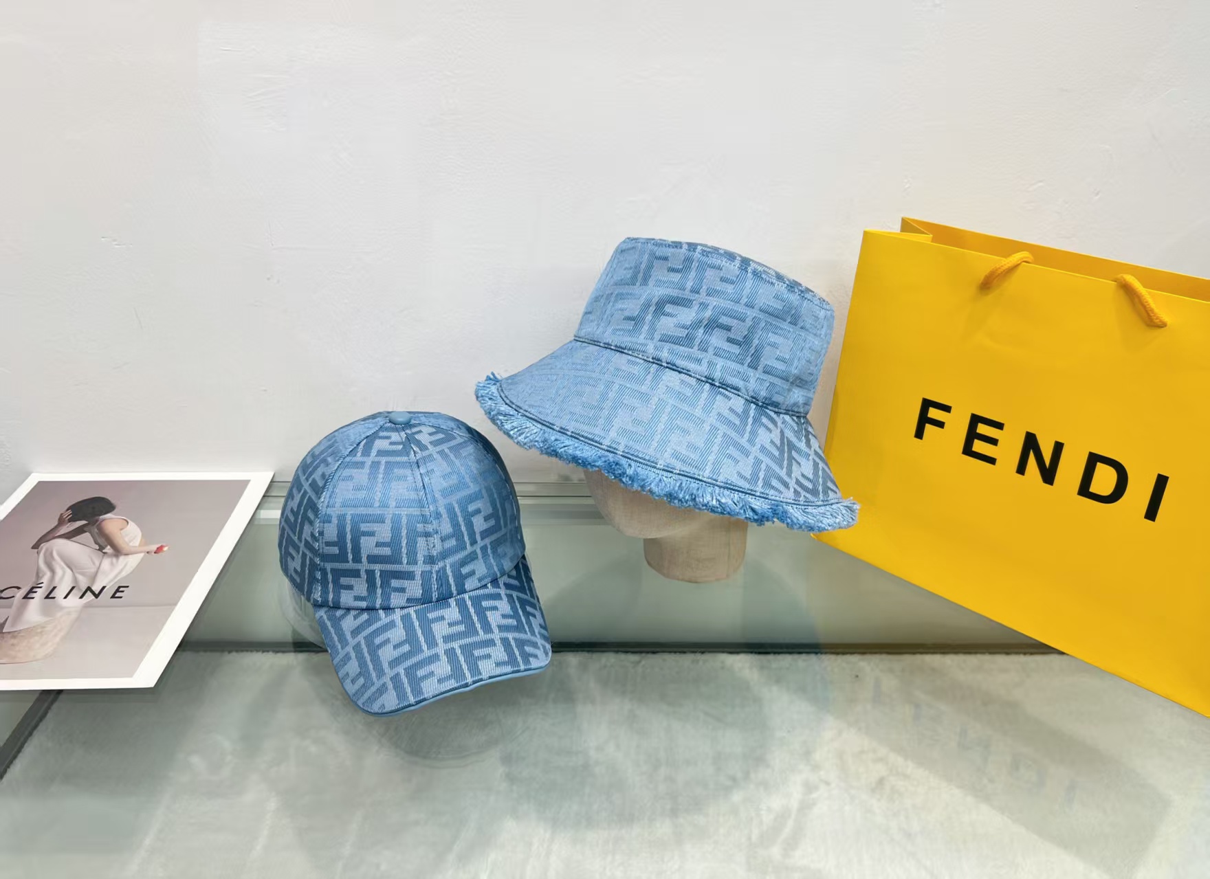 🎀渔夫帽❤️fendi芬迪棒球渔夫帽🫶