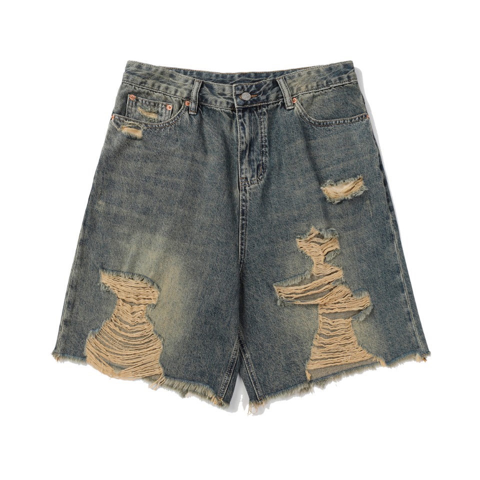 Maison Margiela Clothing Jeans Shorts Blue Unisex Men Cotton Denim Spring/Summer Collection Fashion