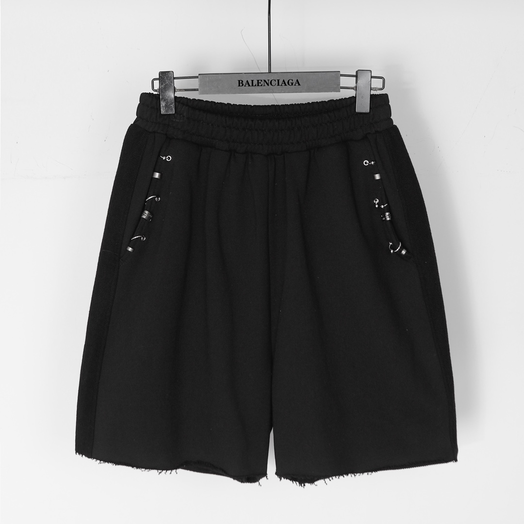 Balenciaga Bien
 Vêtements Shorts Réplique de la mode
 Noir Bleu Gris Unisexe Tout cuivre