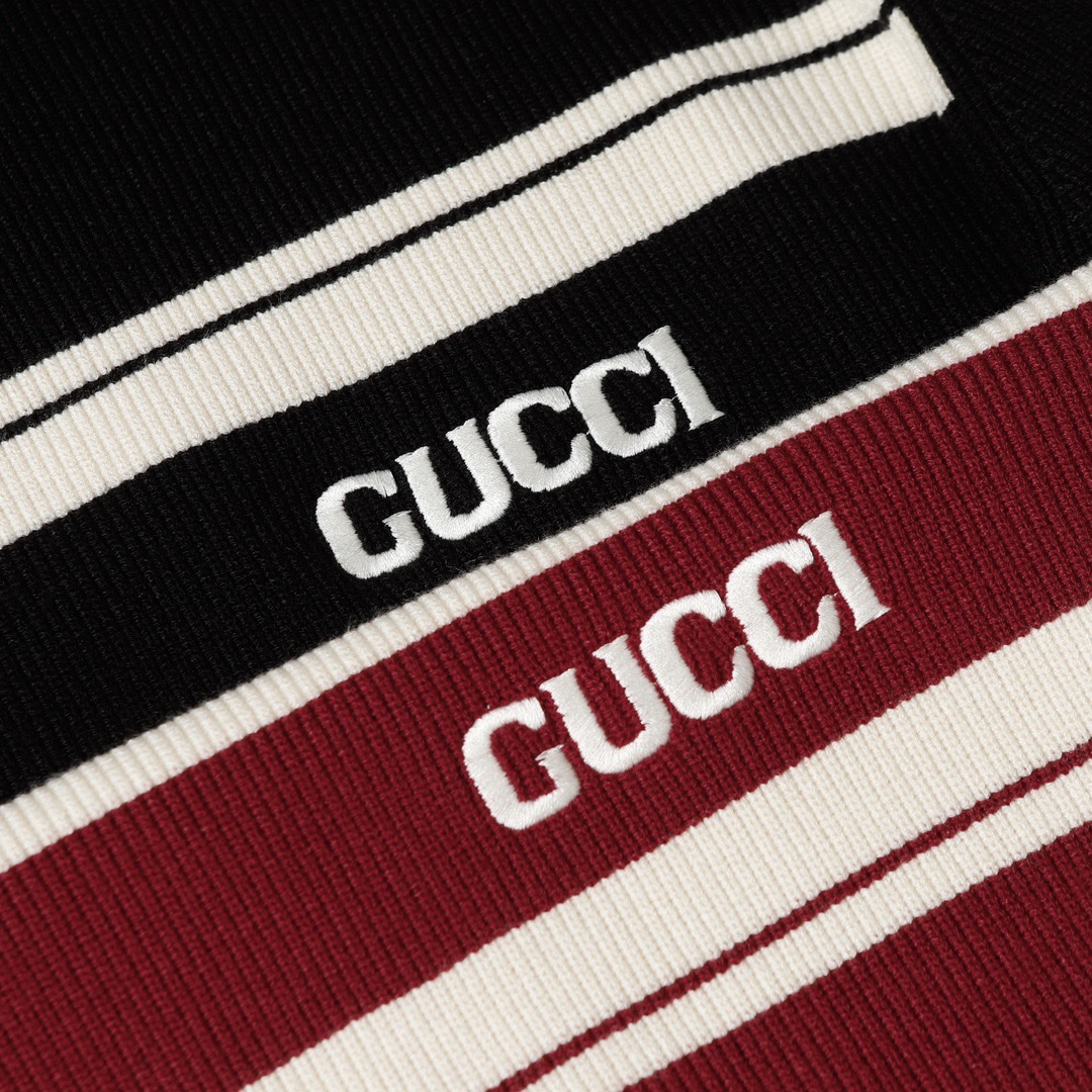 GUCCI Knit Logo Knuckles: Black & Red, High Quality, Unisex, Multiple Sizes - 图片 9