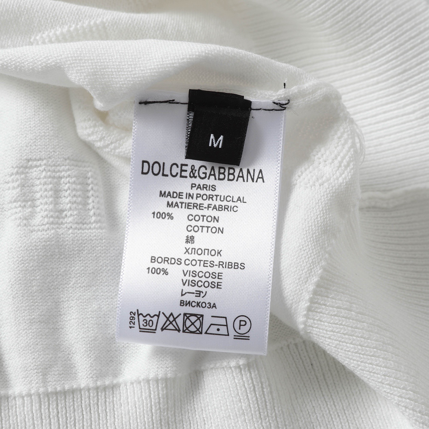Dolce & Gabbana Cotton Knit Short Sleeve T-Shirt - Unisex Luxury 9 i1739209903818 5213 0 7
