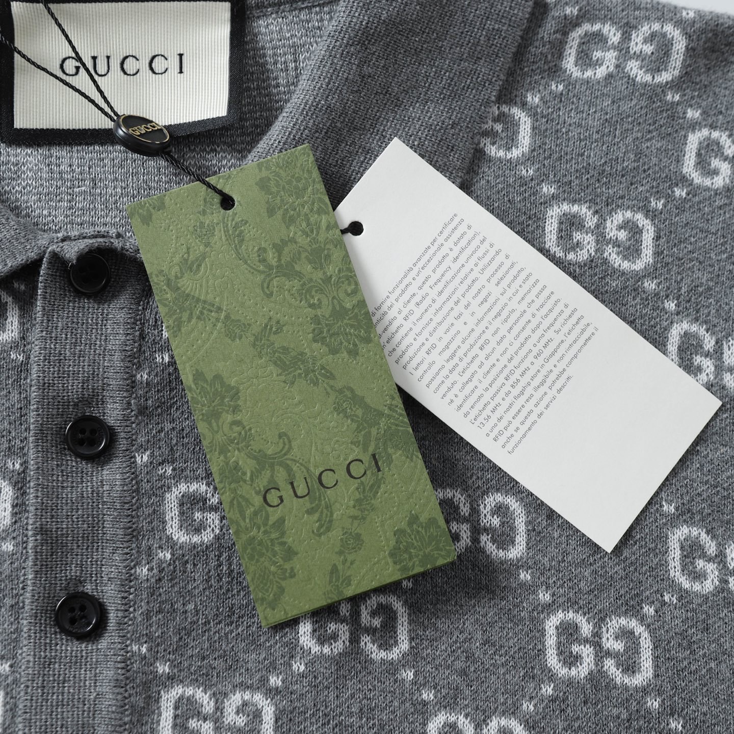 Gucci Logo Jacquard Knitted Polo Short Sleeve T-Shirt Unisex 5 i1739211113503 1250 0 3