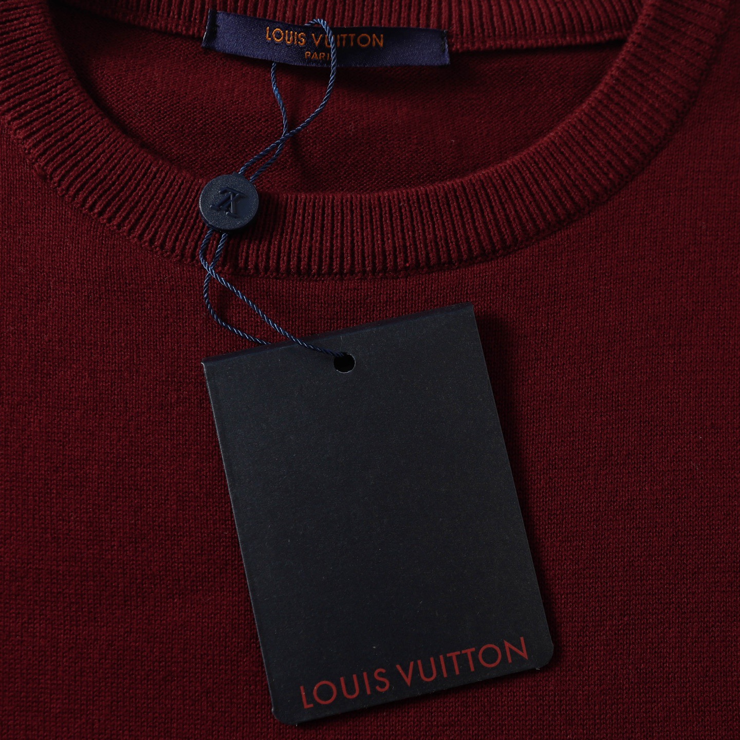 Louis Vuitton Logo Jacquard Knit Crewneck Short Sleeve T-Shirt - Unisex 6 i1739212261408 7523 0 3