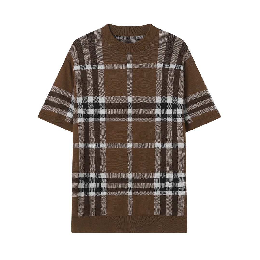 “Burberry Knit T-shirts in Coffee Grey for Men and Women, 242 Available” - 图片 1