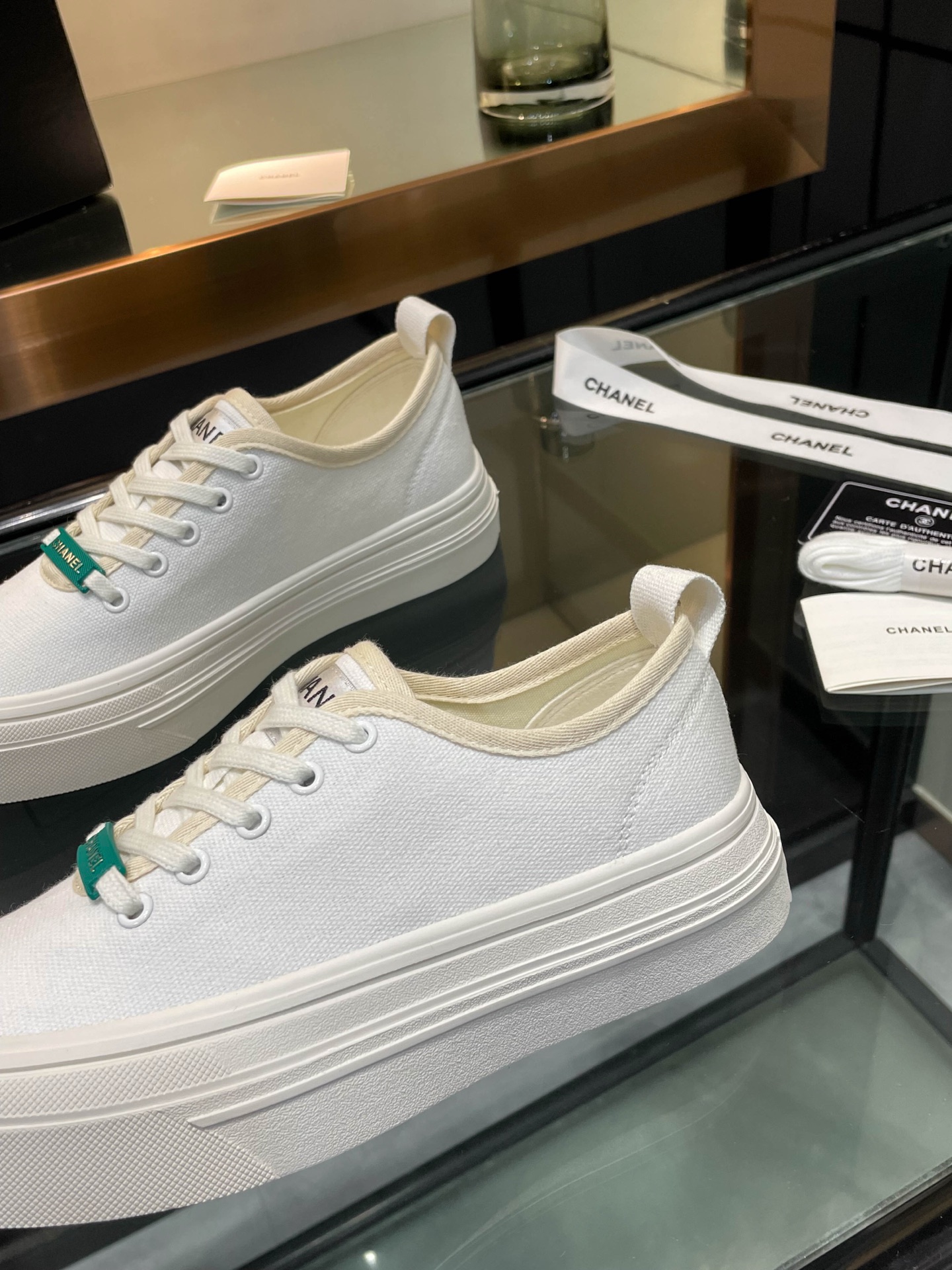 Chanel 2025SS Casual Canvas Platform Sneakers, Chic & Comfortable 7 i1740924592405 7227 0 5