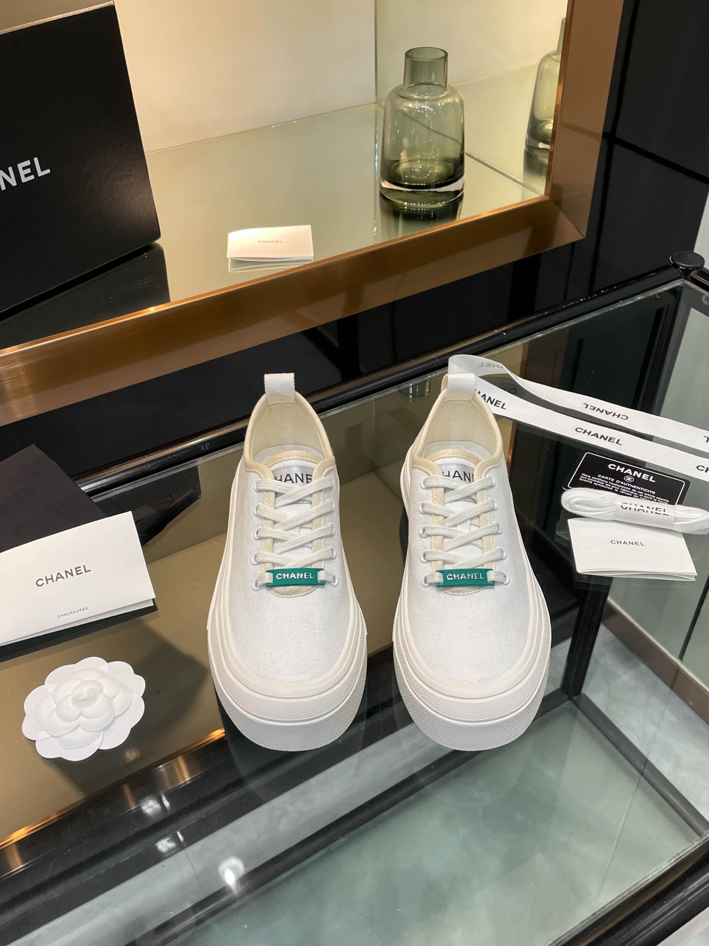 Chanel 2025SS Casual Canvas Platform Sneakers, Chic & Comfortable 3 i1740924625168 1537 0 0