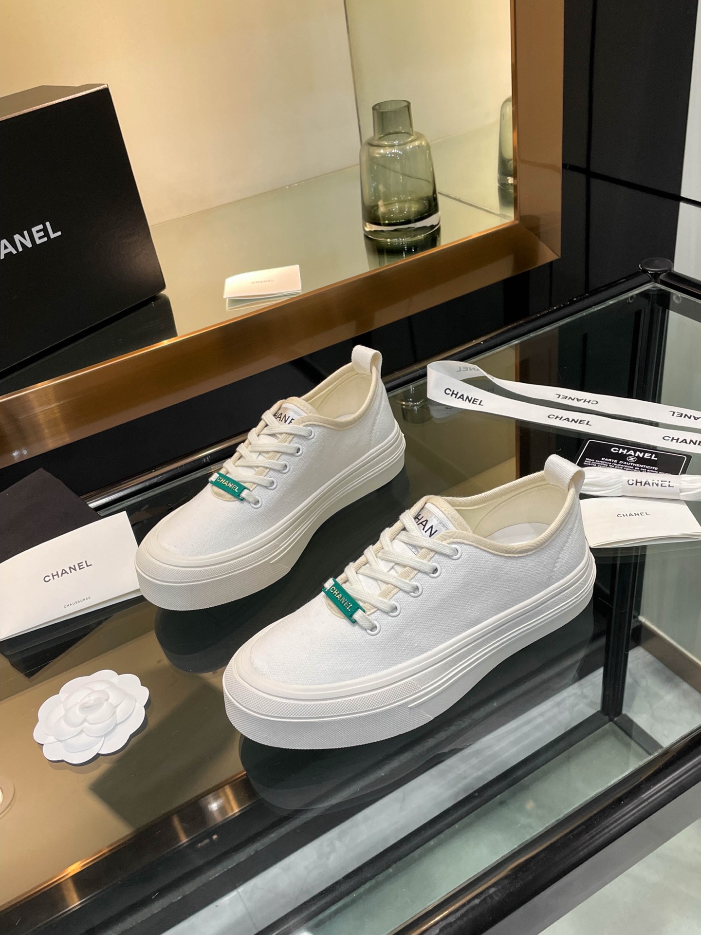 Chanel 2025SS Casual Canvas Platform Sneakers, Chic & Comfortable 9 i1740924625175 9951 0 7