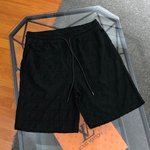 Fendi Clothing Shorts Shop Now
 Black White Unisex Cotton Spring/Summer Collection Short Sleeve