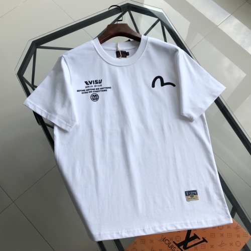 Evisu Spring/Summer Cotton Tee with Floral and Wave Graphic Prints