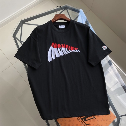 Moncler Men's Embroidered Logo Crewneck Short Sleeve T-Shirt - High Quality 1 Moncler Men's Embroidered Logo Crewneck Short Sleeve T-Shirt - High Quality