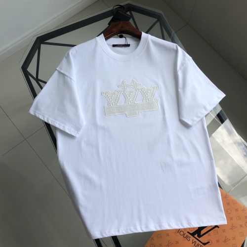 Louis Vuitton 2025 Spring/Summer Embroidered Logo Short Sleeve T-Shirt