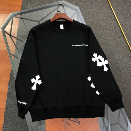 Chrome Hearts Embroidered Logo Crewneck Sweatshirt - High Quality Cotton 1 Chrome Hearts Embroidered Logo Crewneck Sweatshirt - High Quality Cotton