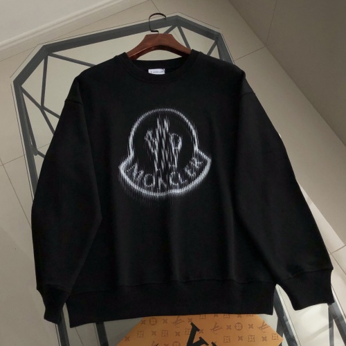 Moncler Logo Print Crewneck Sweatshirt - Unisex Cotton Pullover 1 Moncler Logo Print Crewneck Sweatshirt - Unisex Cotton Pullover
