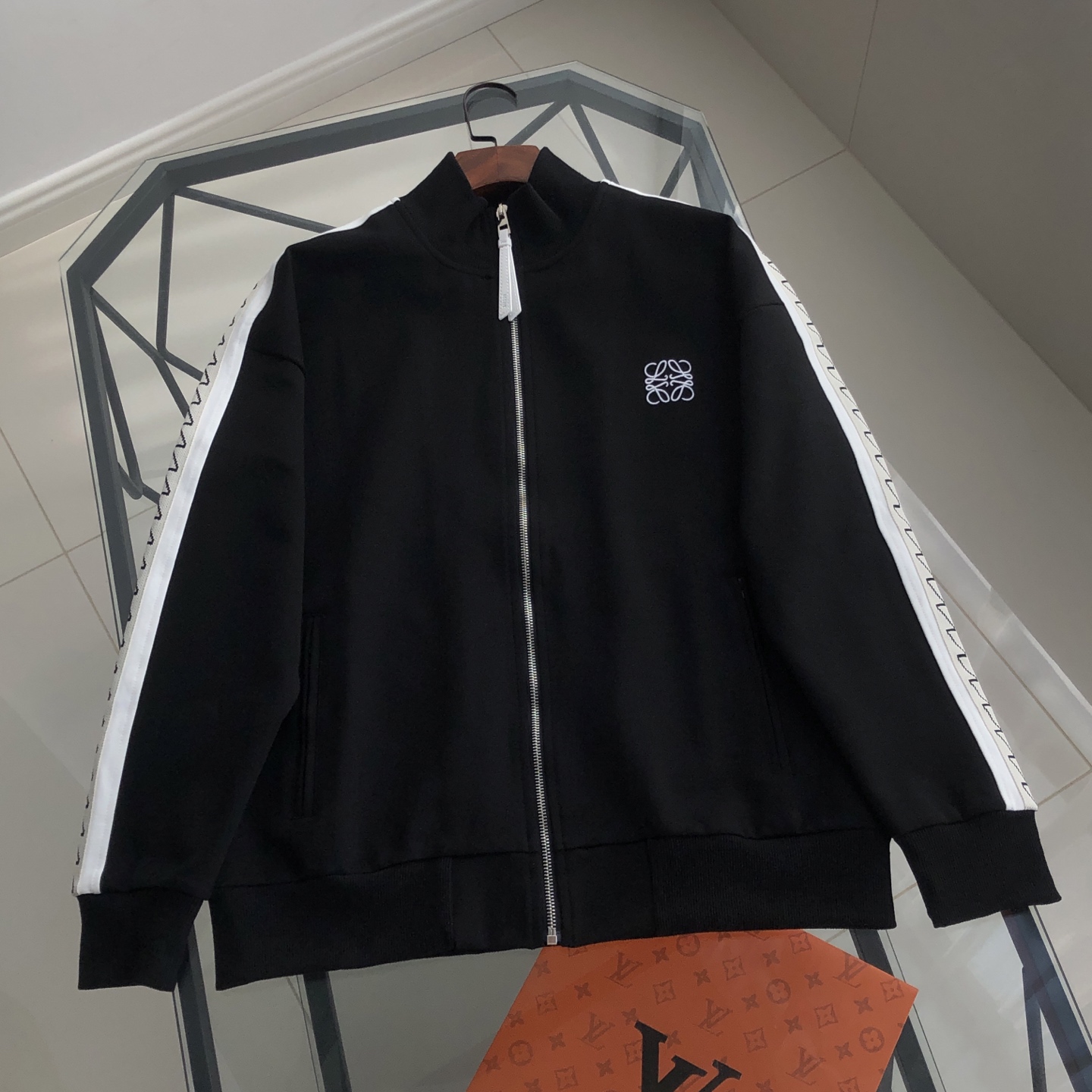 Loewe Embroidered Logo Tracksuit Jacket - Comfortable, Stylish, Unisex