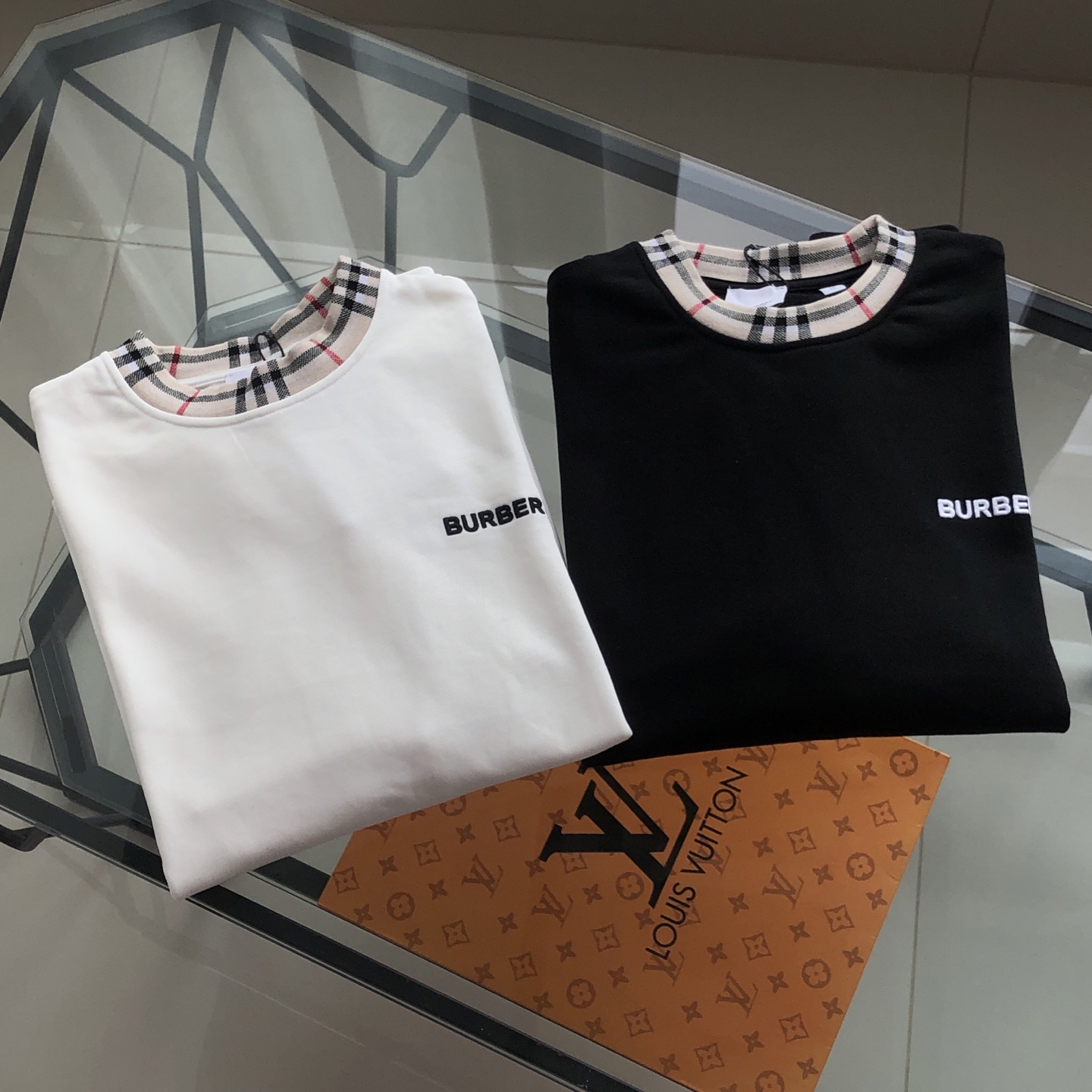 Burberry Embroidered Logo Cotton Sweatshirt | Unisex Crew Neck Pullover