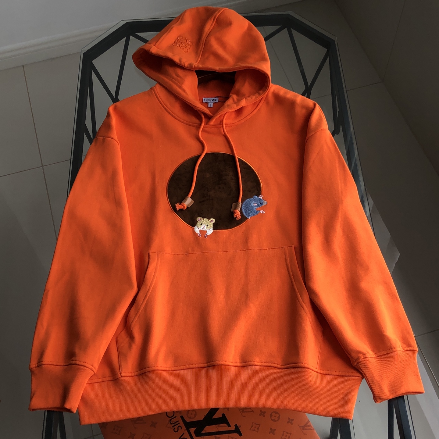 Loewe Embroidered Logo Hoodie - High Quality, Comfortable, and Stylish