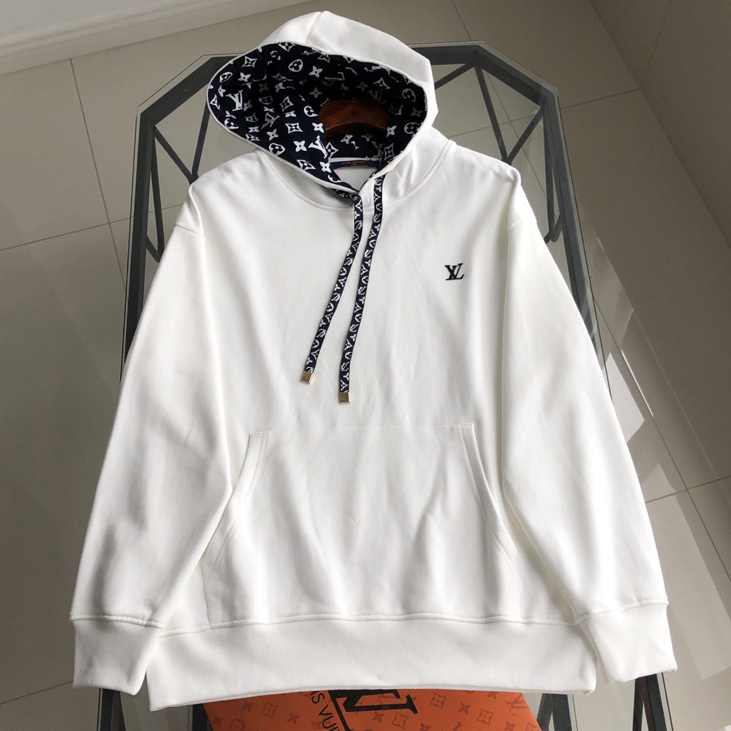 Louis Vuitton 2025 Diamond Logo Hoodie - High Quality, Comfortable Fit