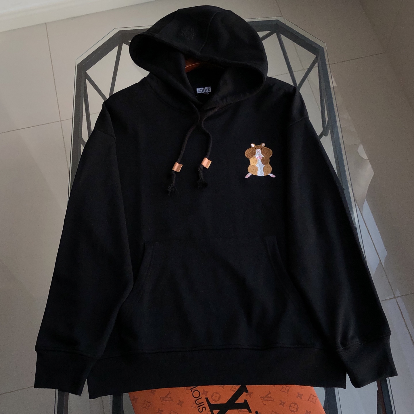 Loewe Embroidered Logo Hoodie - High Quality, Comfortable, and Stylish