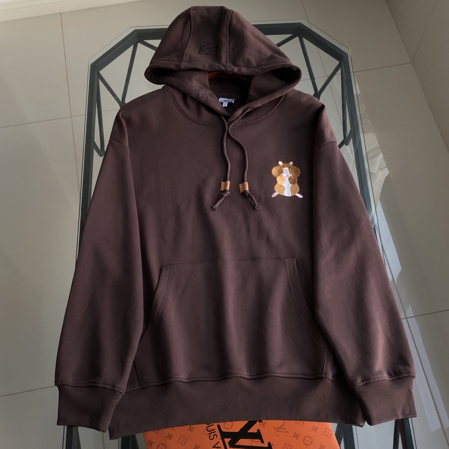 Loewe Embroidered Logo Hoodie - High Quality, Comfortable, and Stylish
