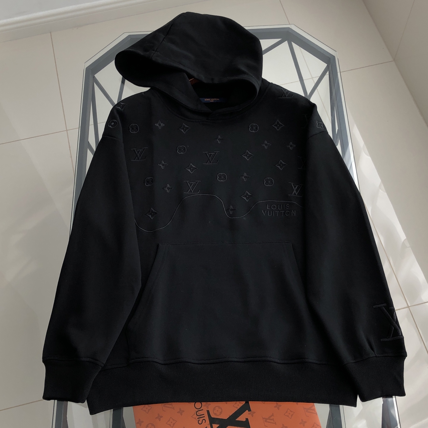Louis Vuitton 2025 Embroidered Logo Hoodie - High Quality, Comfortable Fit