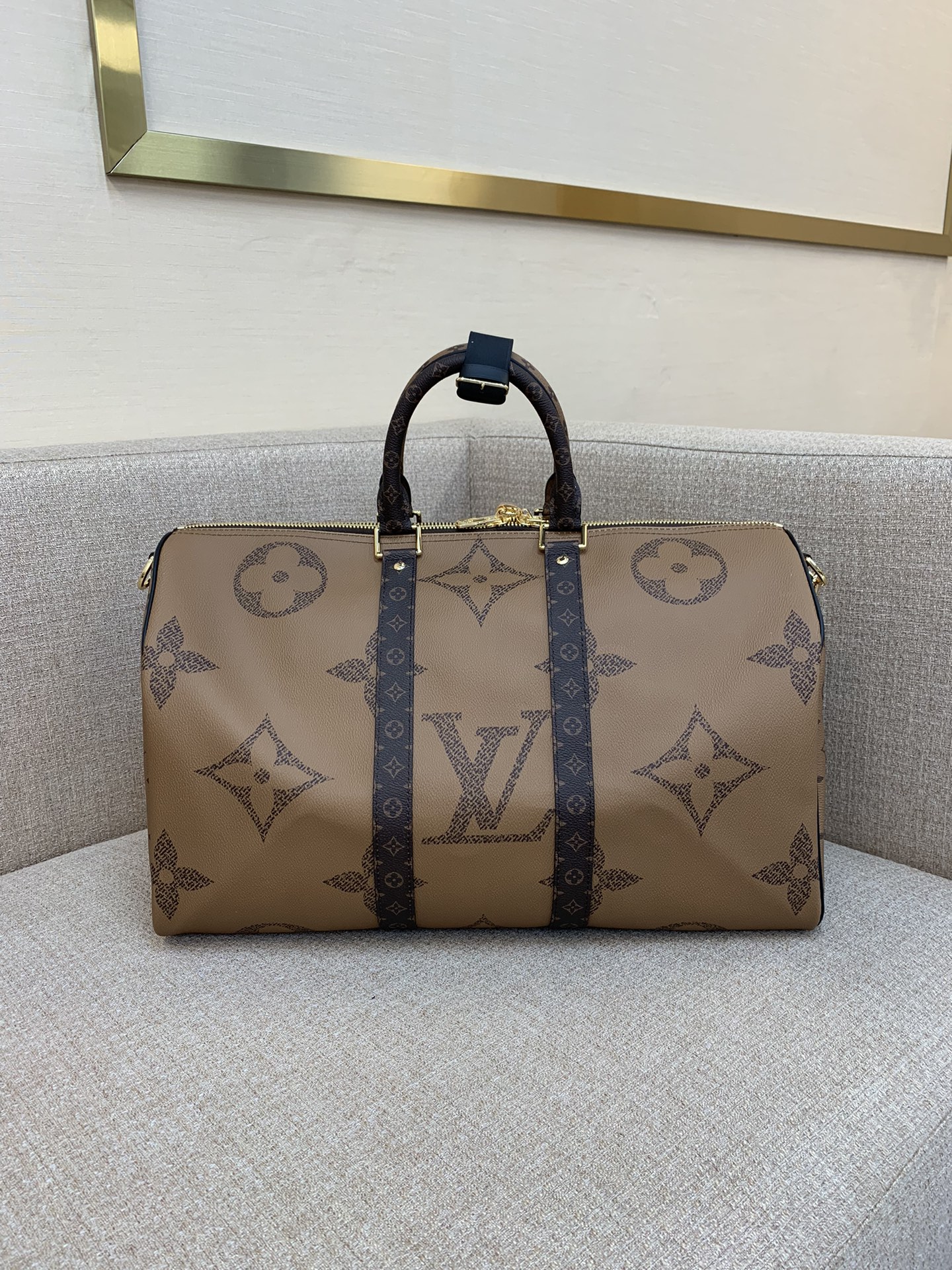 Louis Vuitton Keepall Bandouli re 45 Monogram 45 travel