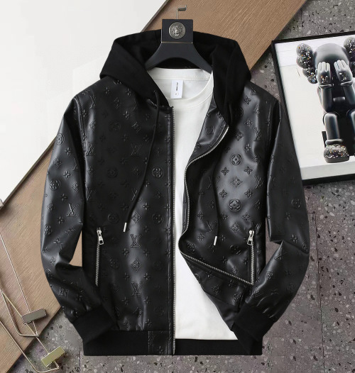 Chaqueta de Cuero Louis Vuitton para Hombre - Estilo y Comodidad Premium 1 Chaqueta de Cuero Louis Vuitton para Hombre - Estilo y Comodidad Premium