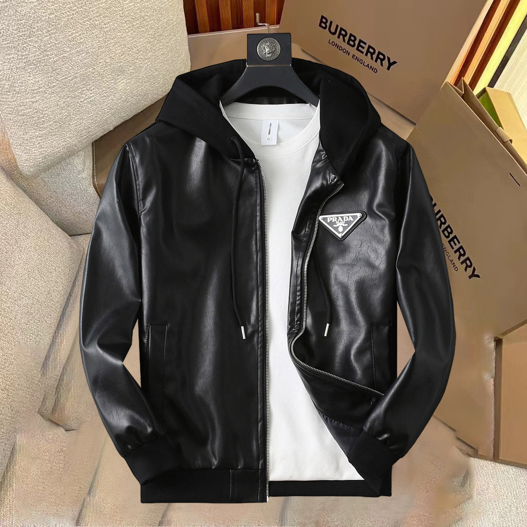 Prada Leather Jacket 09219