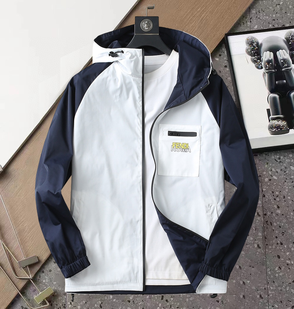 NO:510432,Fendi double-sided wear, 2025 spring new jacket jacket, the new product on the show is perfect, comfortable and warm, the three-standard complete colors and full and attractive, and the very outstanding design easily advances the sense of fashion, the workmanship is extremely exquisite and rigorous, and the wiring is neat and meticulous!  A masterpiece of a big-name designer!  The upper body doesn't look bloated and super handsome!  Spot code M ~ XXXL,,fendi,jackets & coats,jackets & coats,alexander wang19860909芬迪 双面穿,2025开春新款夹克外套,秀场新品品相非常完美,舒适保暖,三标齐全色泽饱满诱人,非常出彩的设计,轻松将时髦感进阶,做工极为考究严谨,走线工整细致！大牌设计师巨作！上身不显臃肿、超级帅气！现货码数M ～ XXXL,,fendi,jackets & coats,jackets & coats,alexander wang,Men's clothing