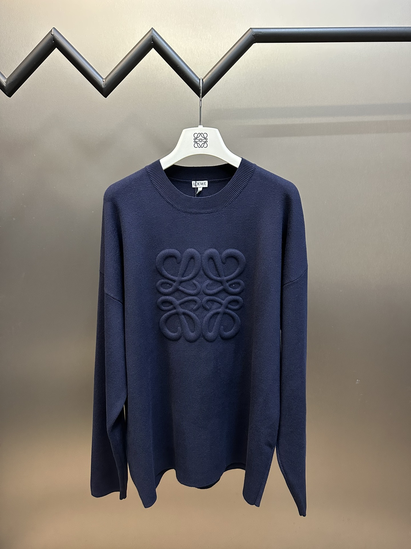 Loewe Clothing Sweatshirts Unisex Cotton Knitting Spandex Wool