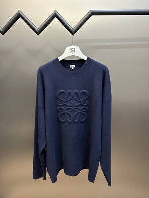 Loewe Clothing Sweatshirts Unisex Cotton Knitting Spandex Wool