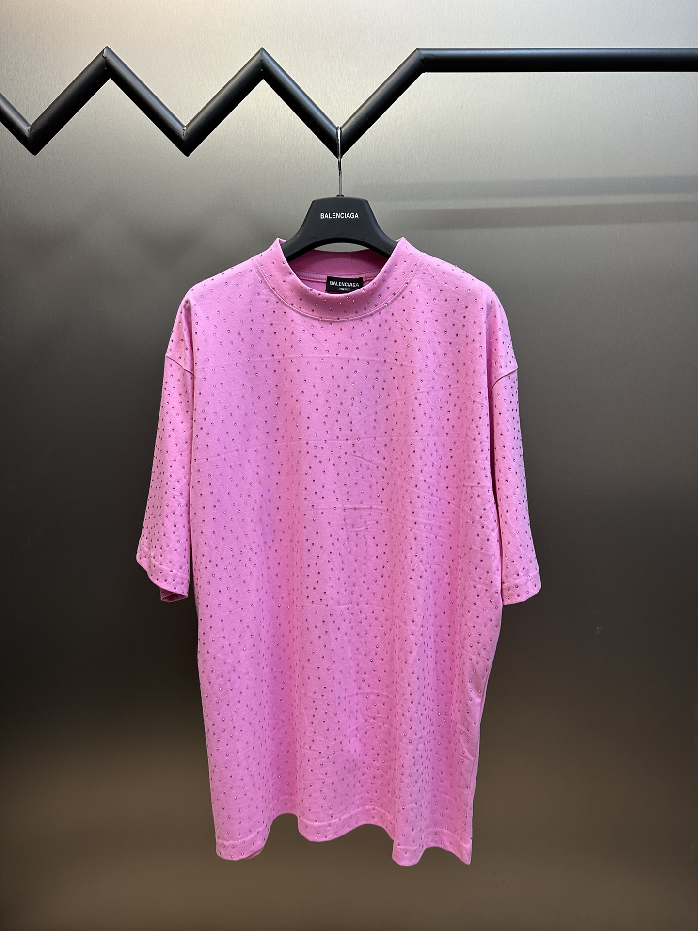 Balenciaga Clothing T-Shirt Replica 1:1 High Quality
 Pink Spring Collection Short Sleeve