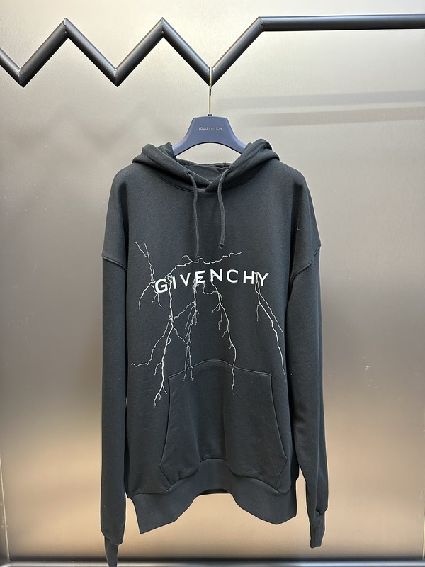 Givenchy Clothing Hoodies Red Splicing Hooded Top