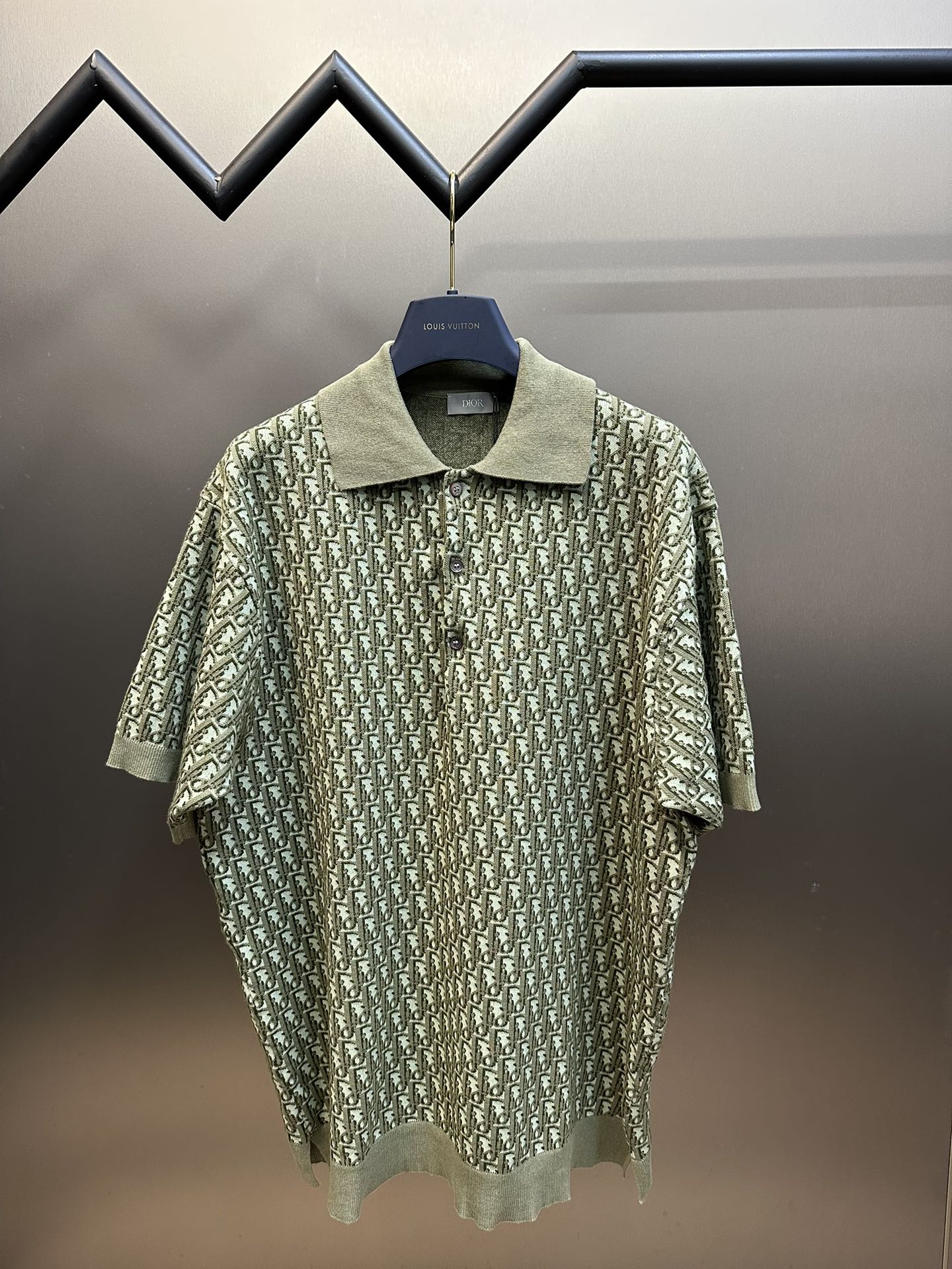Dior Clothing Polo Unisex Cotton Knitting Oblique